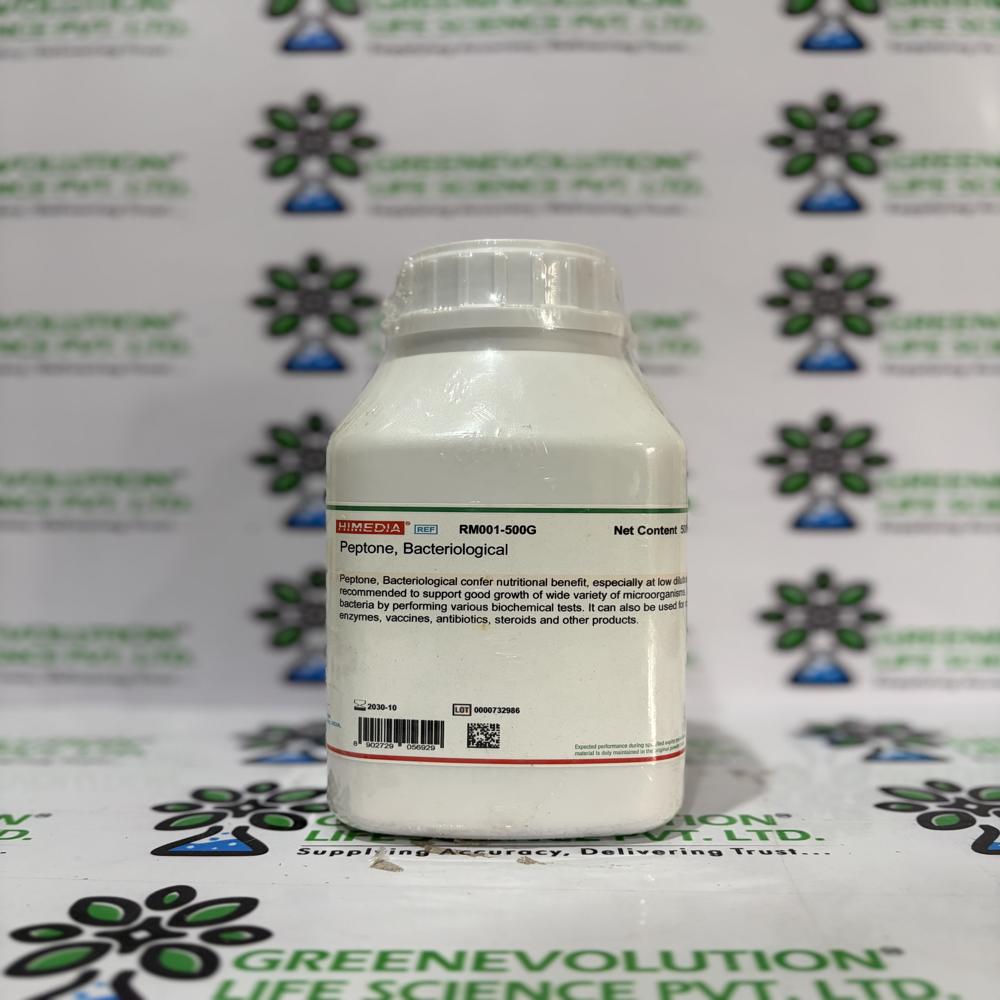 Peptone, Bacteriologica
