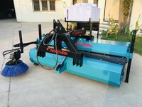HYDRAULIC BROOMER WITH BUCKET