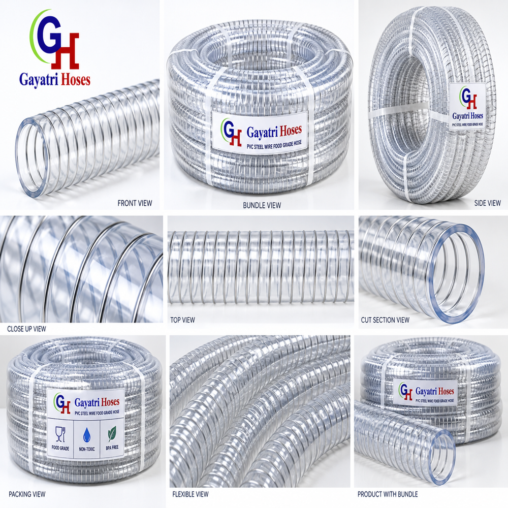Pvc Steel Wire Food Grade Hose