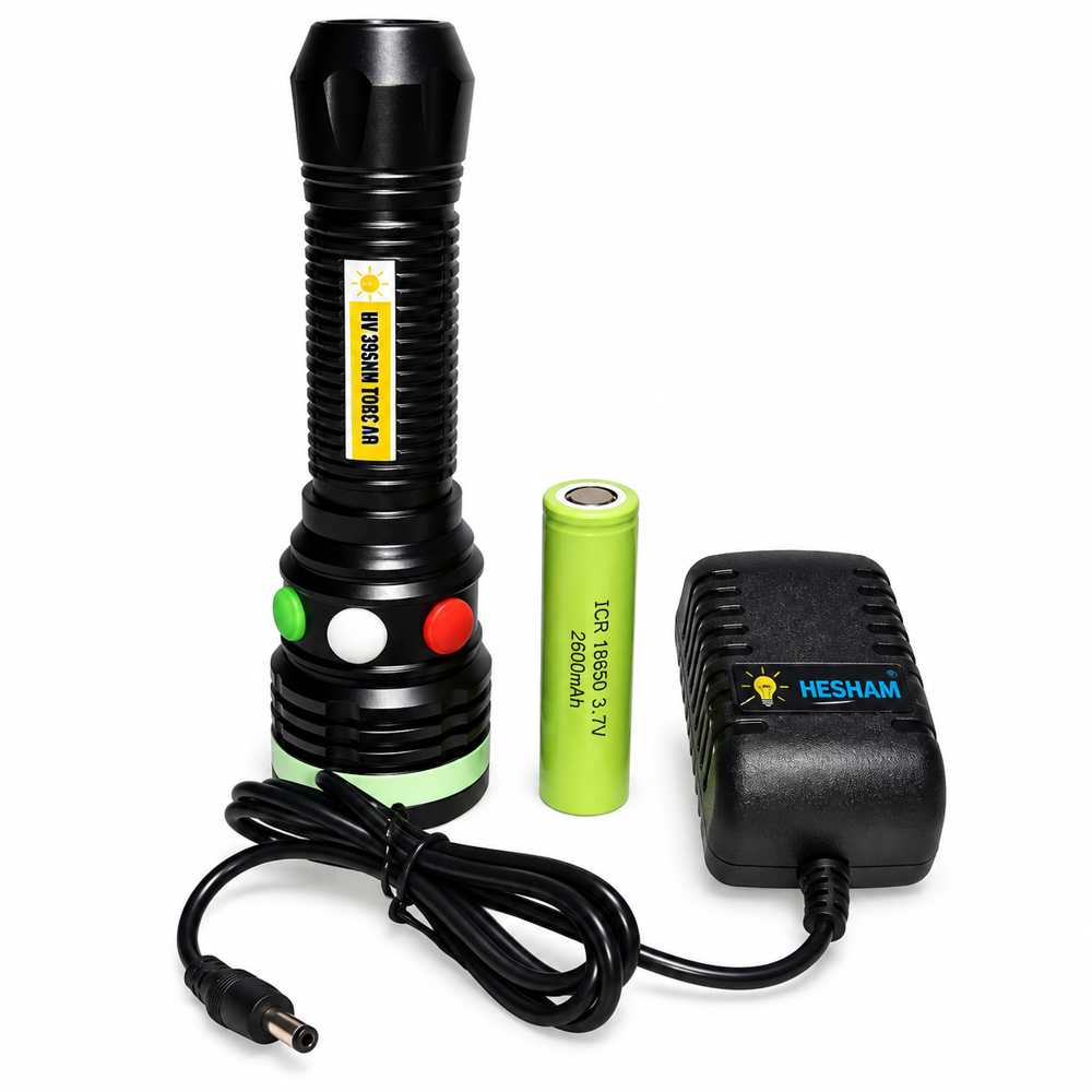  LED Railways Tri Color Signal Torch RGW 002