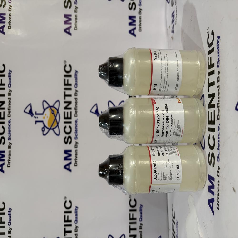 Immersion oil acc to DIN 58884 for microscopy 125ml