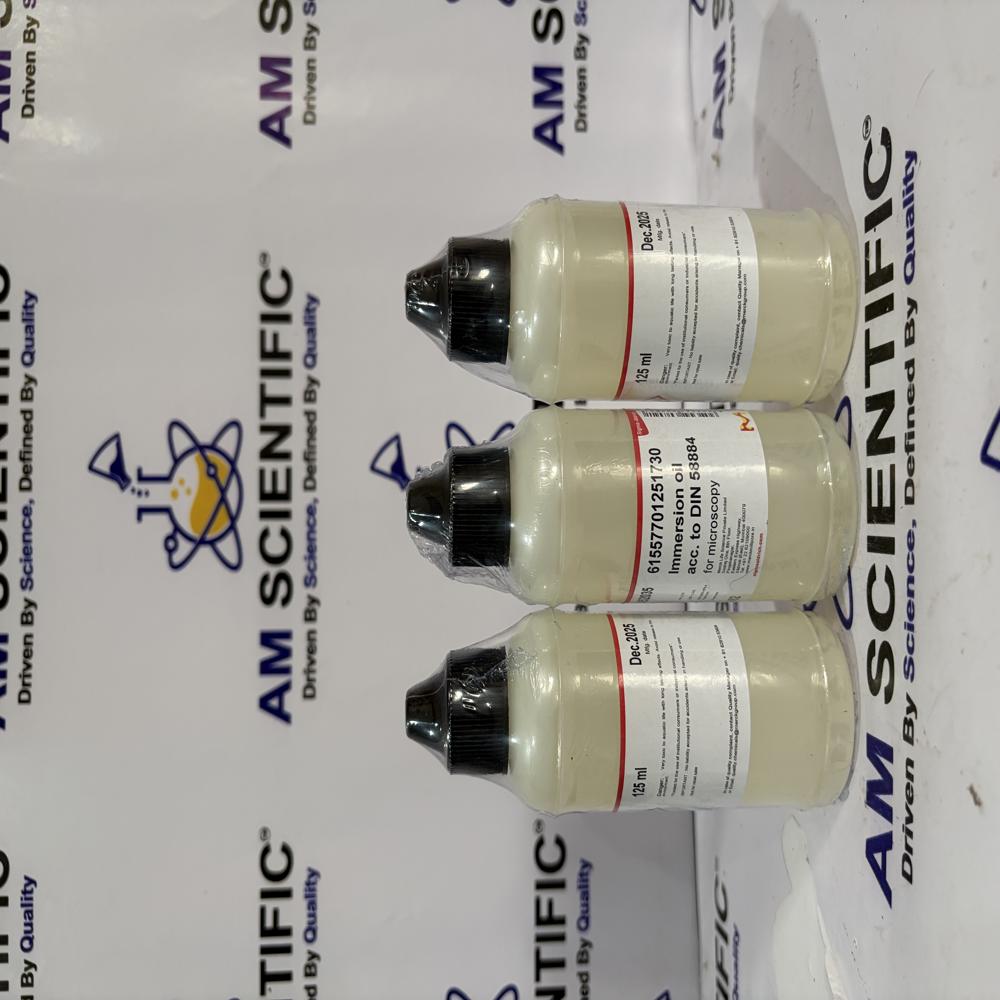 Immersion oil acc to DIN 58884 for microscopy 125ml