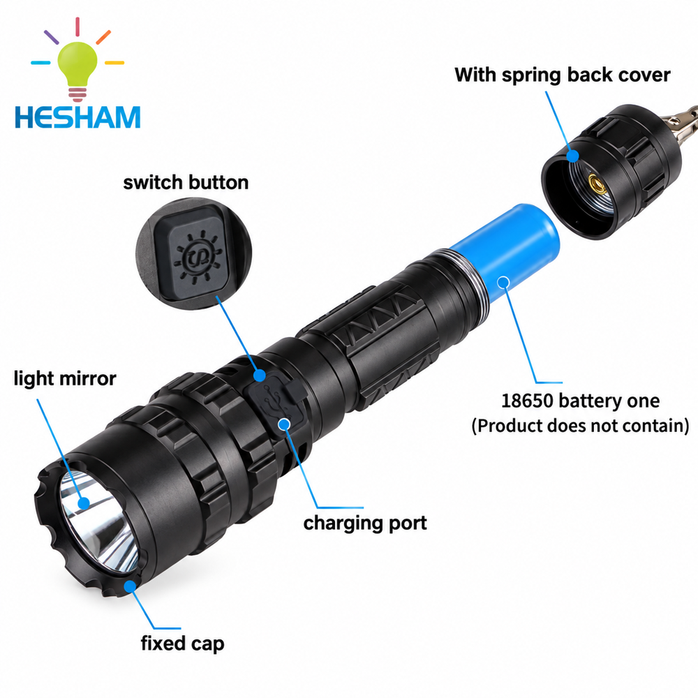 Rechargeable Torch XHP 50-B MINI