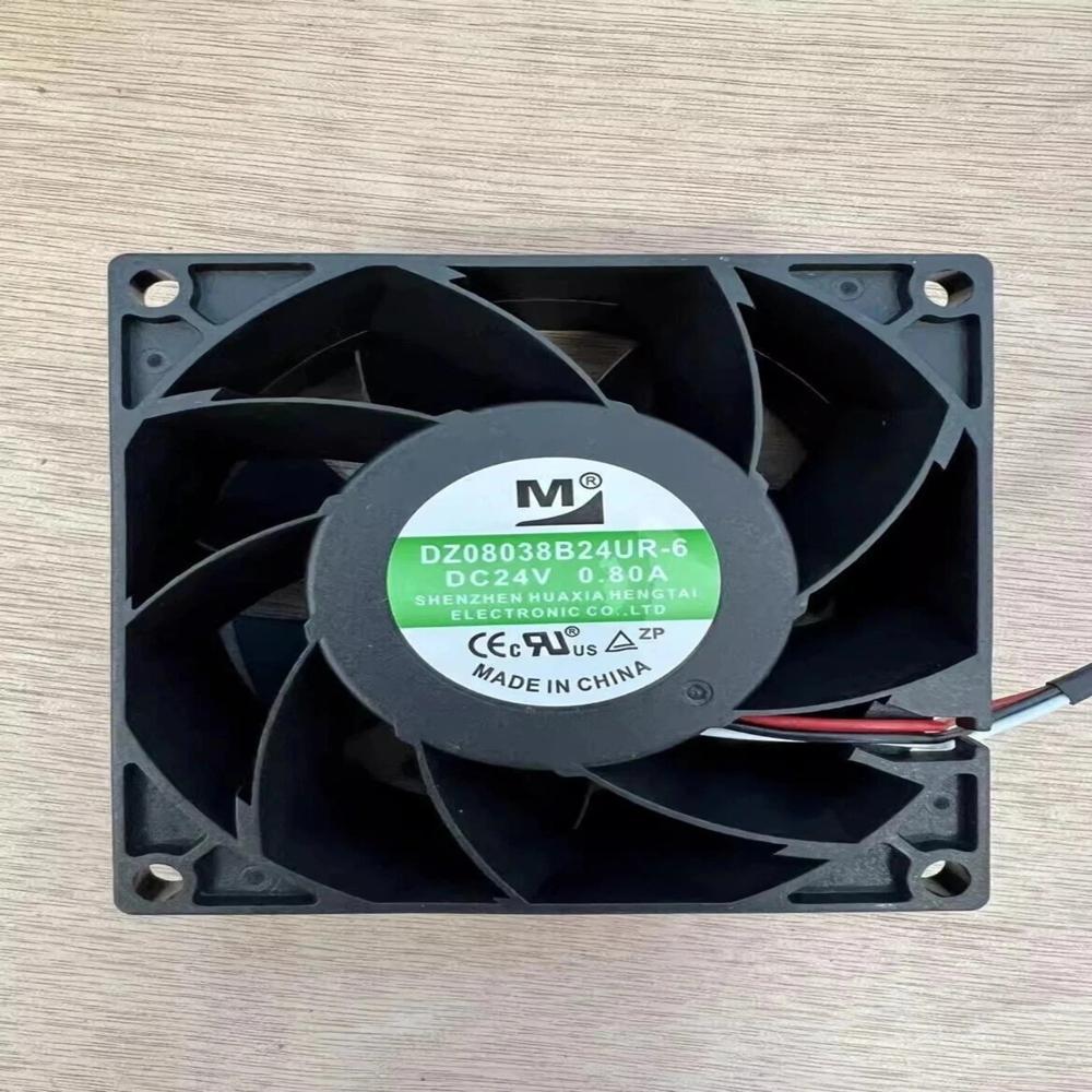 M Da08032B24Ur 24V Dc 0.80A 8032Mm Ball Bearing Industrial Axial Cooling Fan - Blade Material: Plastic