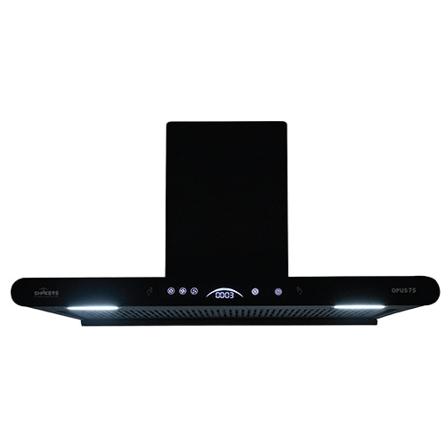Opus 75 Oval Shape Elegant Design Chimney Hood