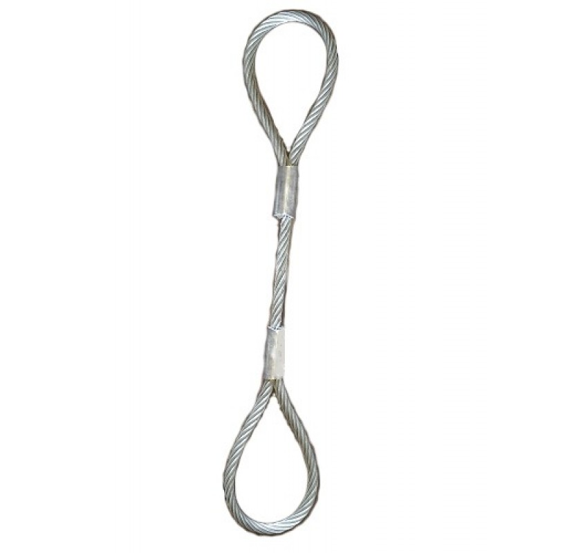Wire Rope Sling - Stainless Steel, 1000 Meter Length, Natural Color, Wire Diameter 1-42 Mm, Strength Options 1770 Or 1960 Mpa