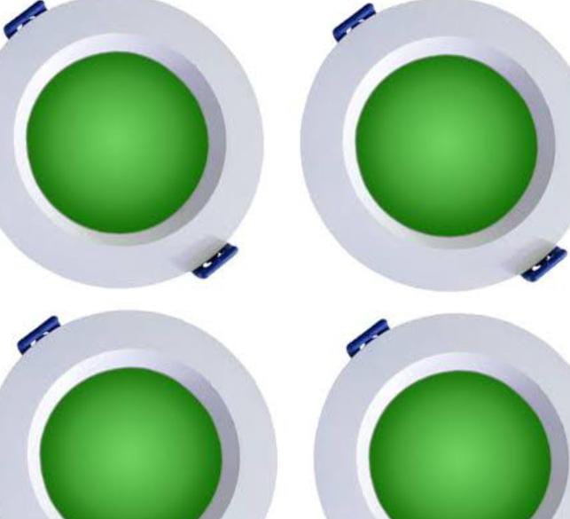 7w Green Concealed Light