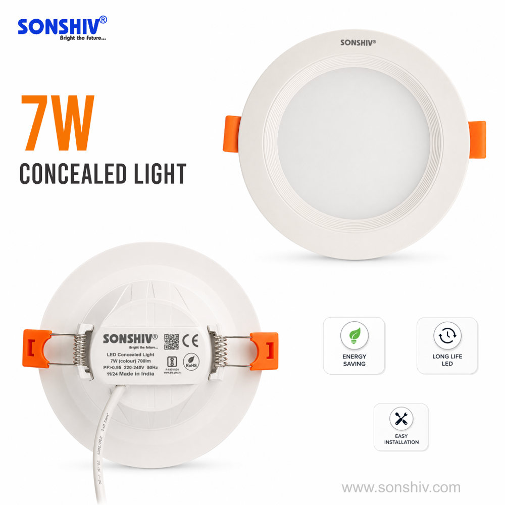 7w Blue Concealed Light