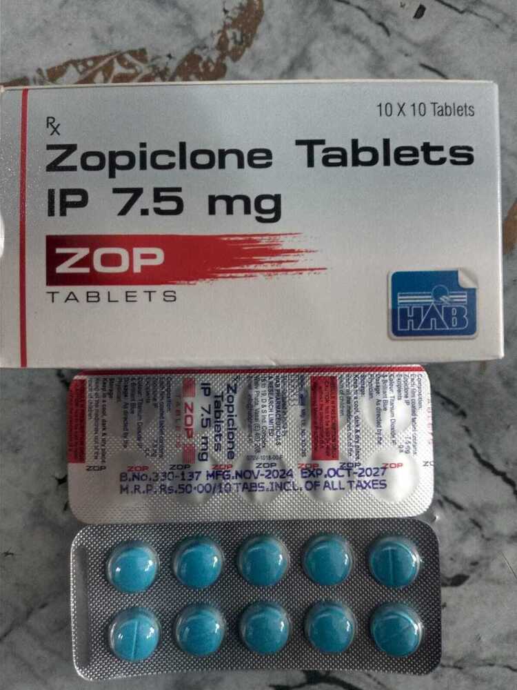 ZOP Zopiclone Tablets IP 7.5mg