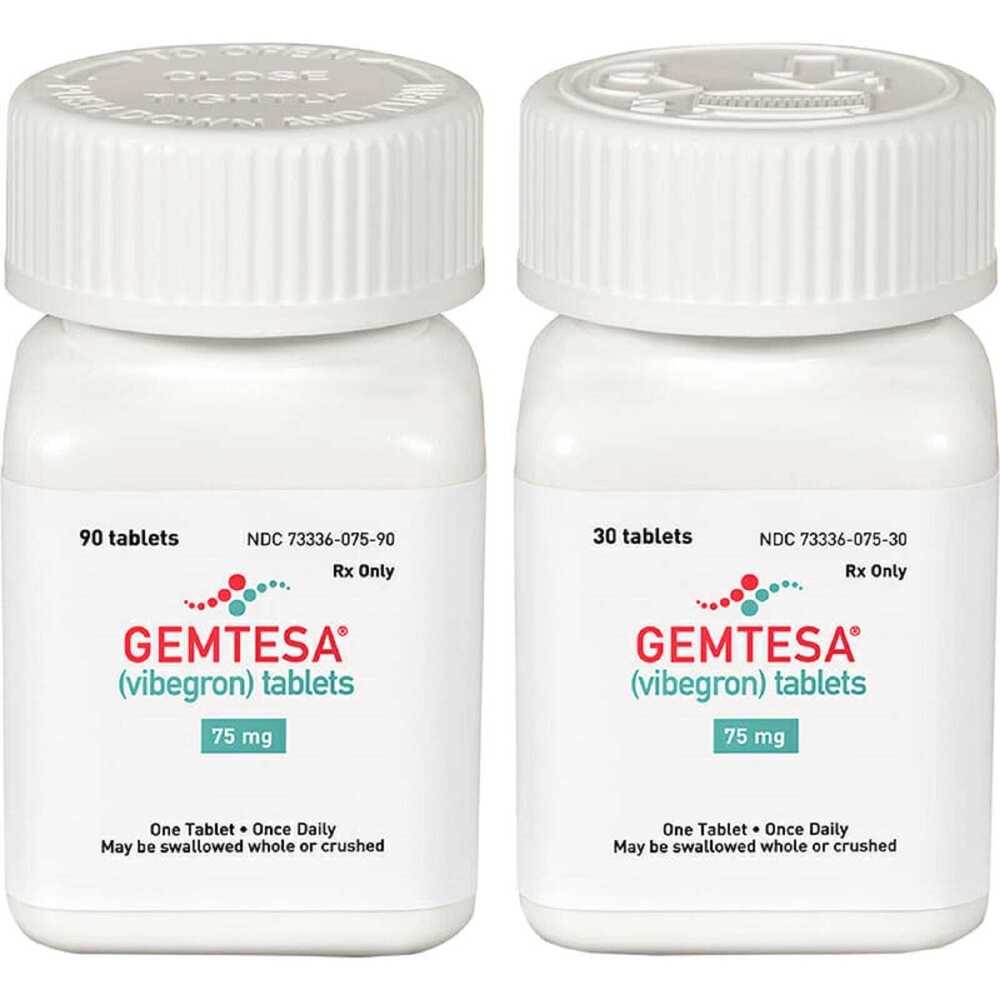 Gemtesa Vibegron Tablets 75mg