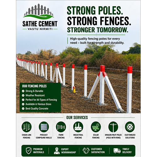 Strong Fencing Poles