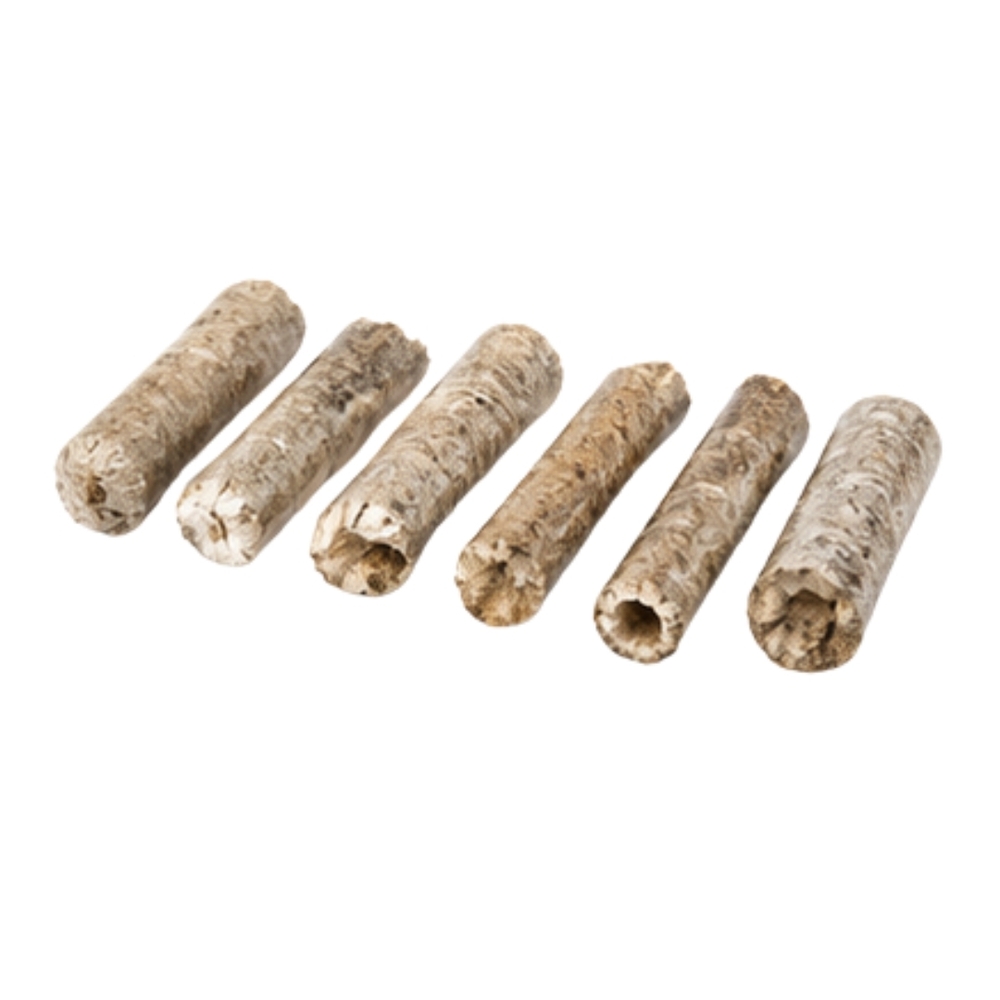 Hardwood based 6 mm biomass pellet