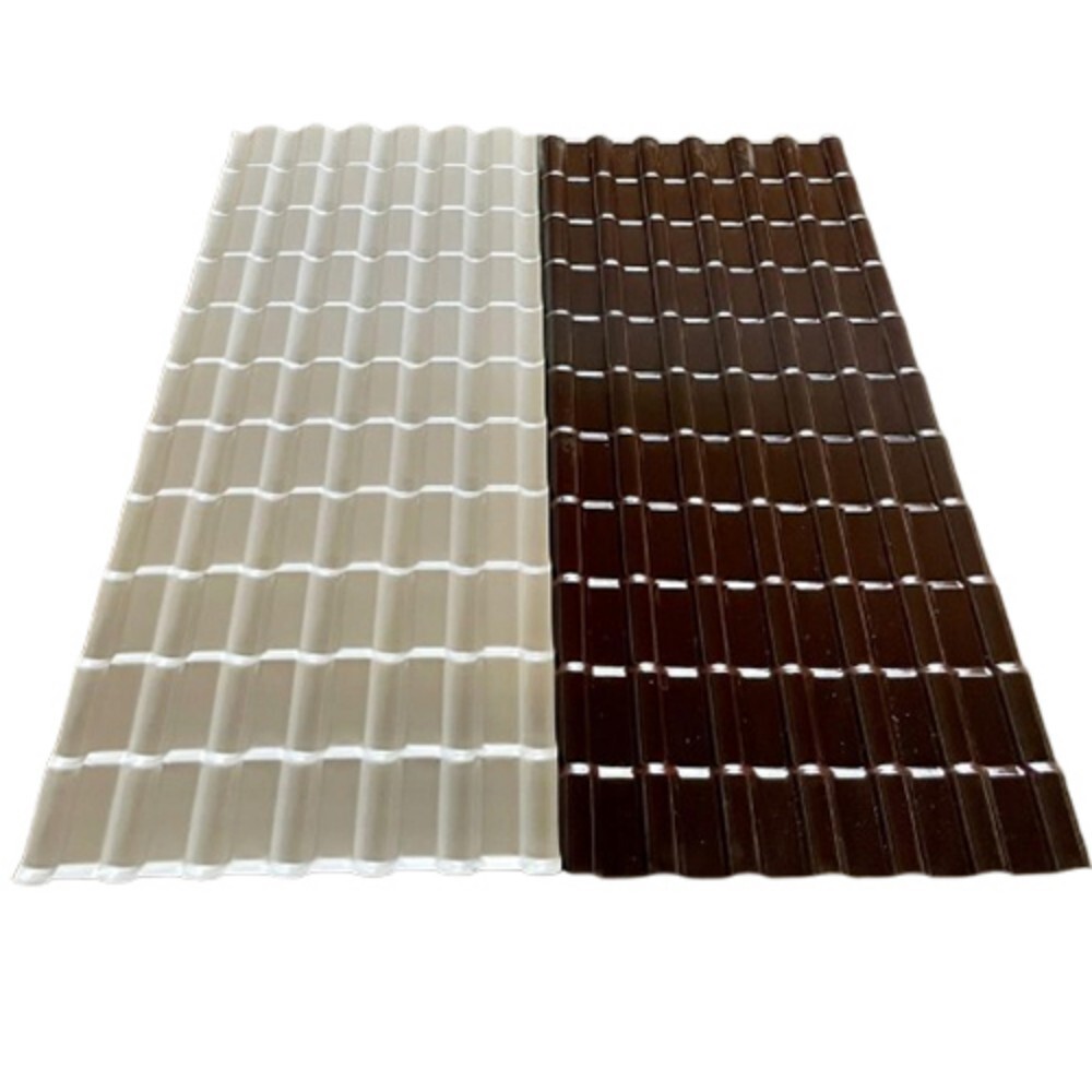 Spanish Roofing Sheet - Upvc Material, Various Sizes, Classic Colors White & Black | Lightweight, Versatile, Weather-resistant Solution