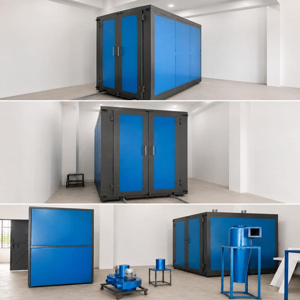 Blue Electric Powder Coating Oven manufacturer