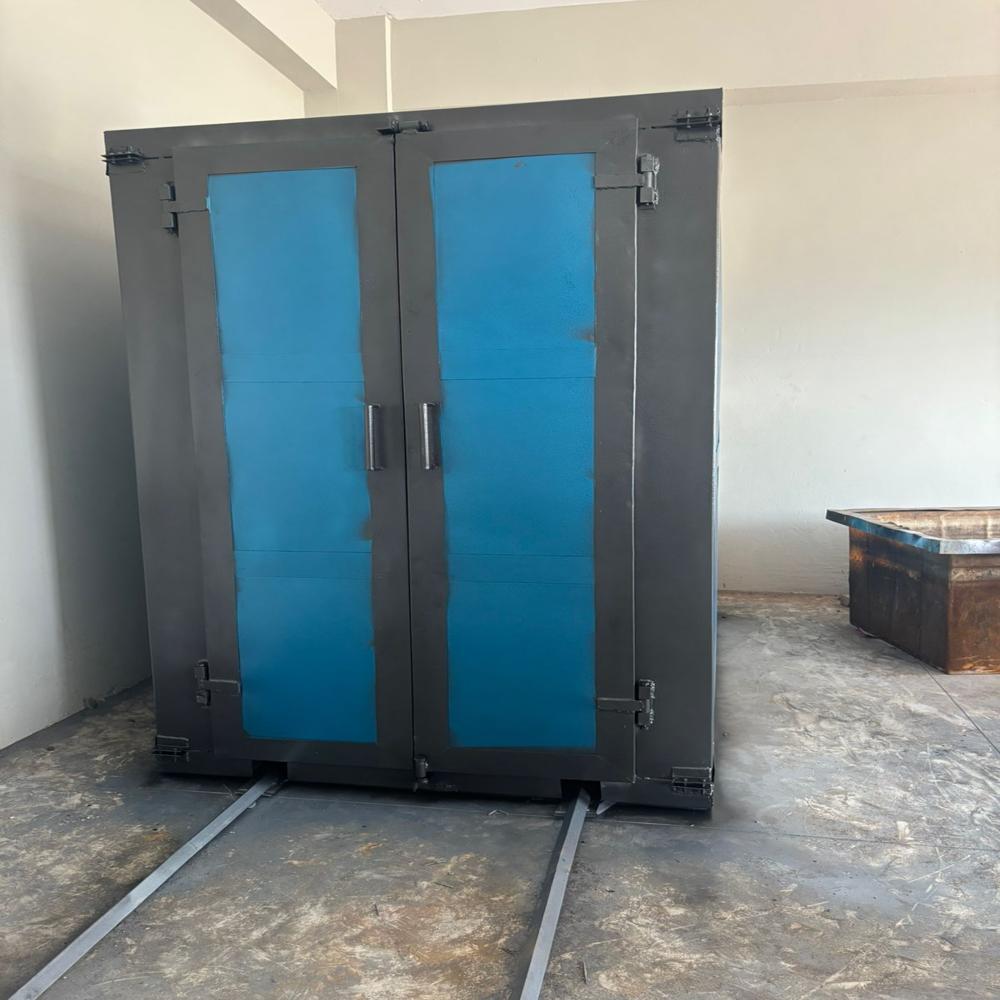 Blue Electric Powder Coating Oven manufacturer