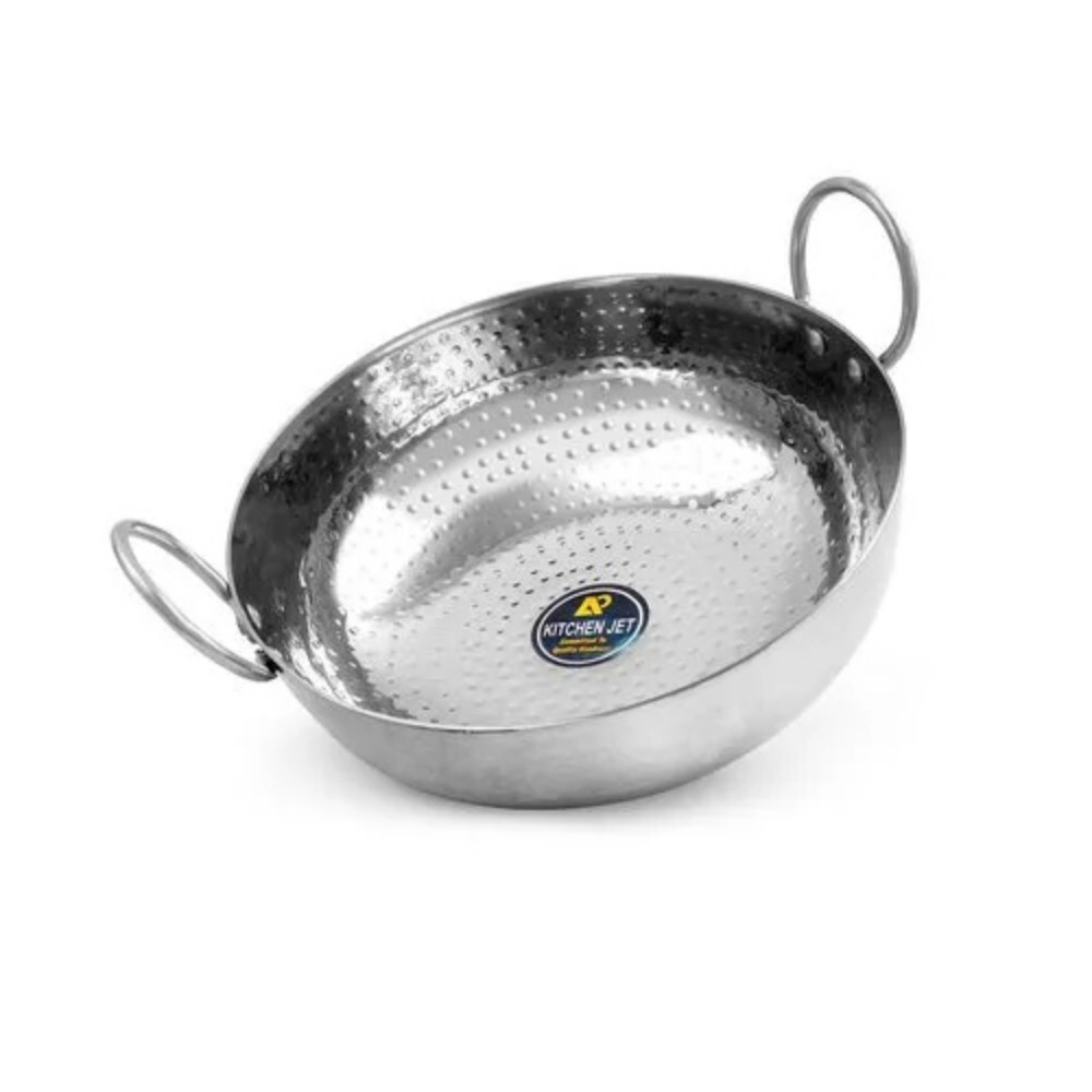 Stainless Steel Heavy Bottom Kadhai