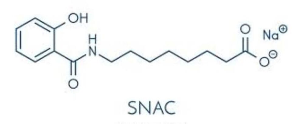 Sodium N-(8-(2-hydroxy- benzoyl)amino) caprylate