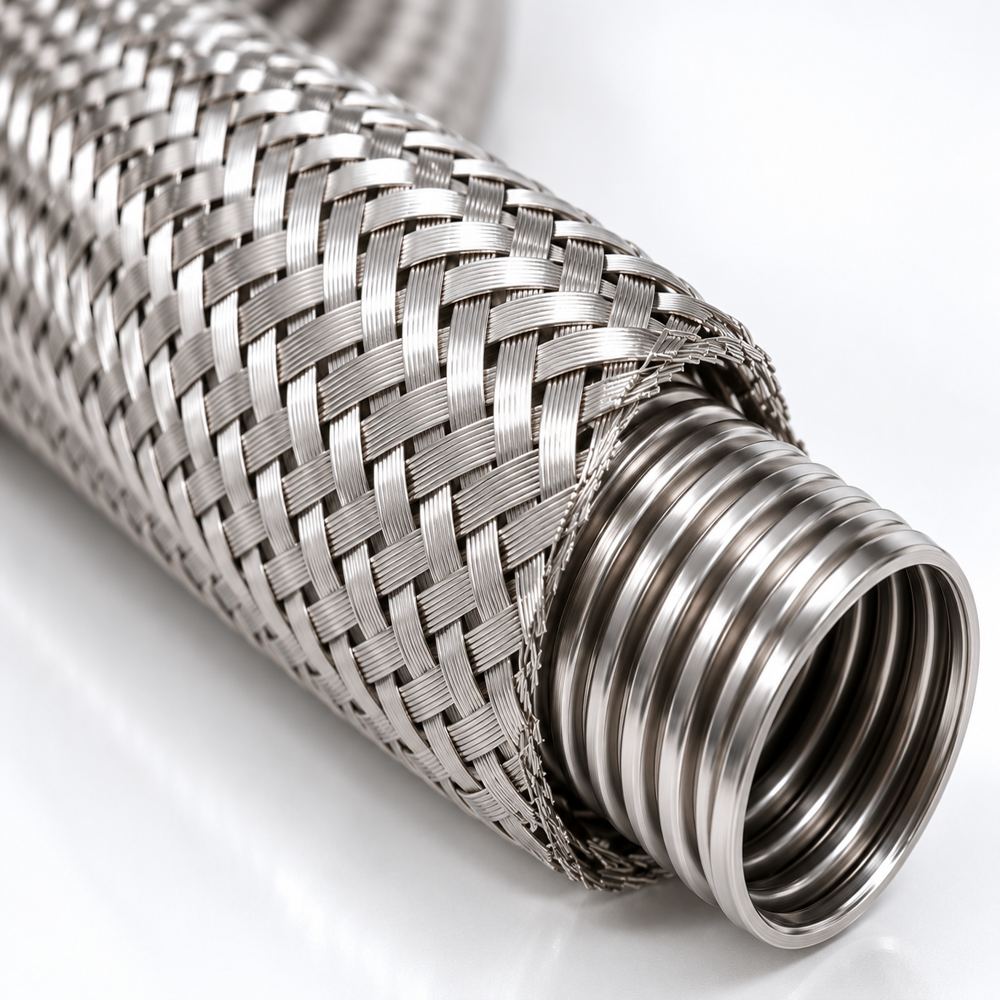 SS 304 Corrugated Hose Braid