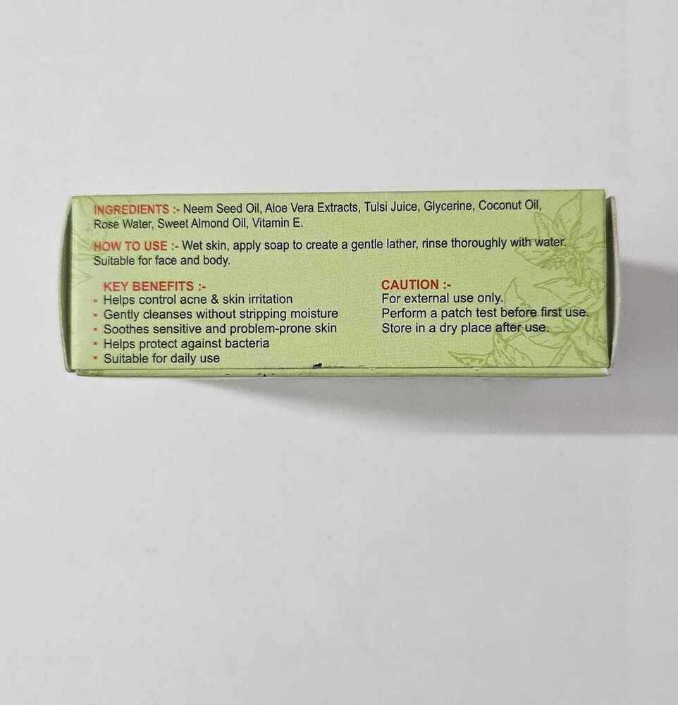 100gm Aloevera Neem Tulsi Soap