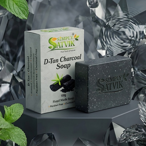 D Tan Charcoal Soap