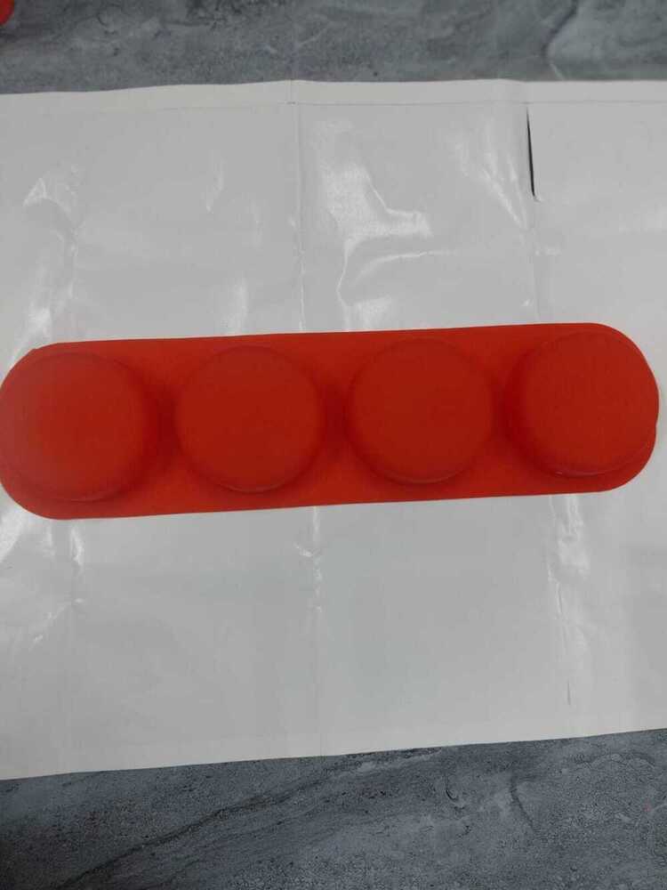 Silicone 8 Cavity Round Shape Silicone Mould for Soap Making