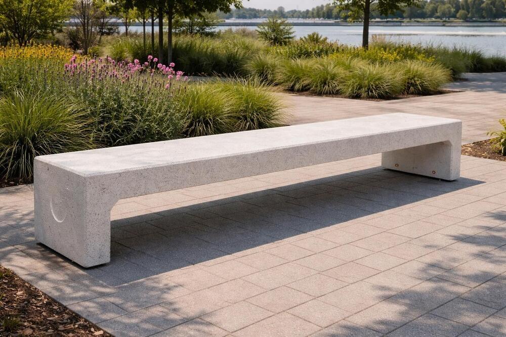 Concrete Public Bench
