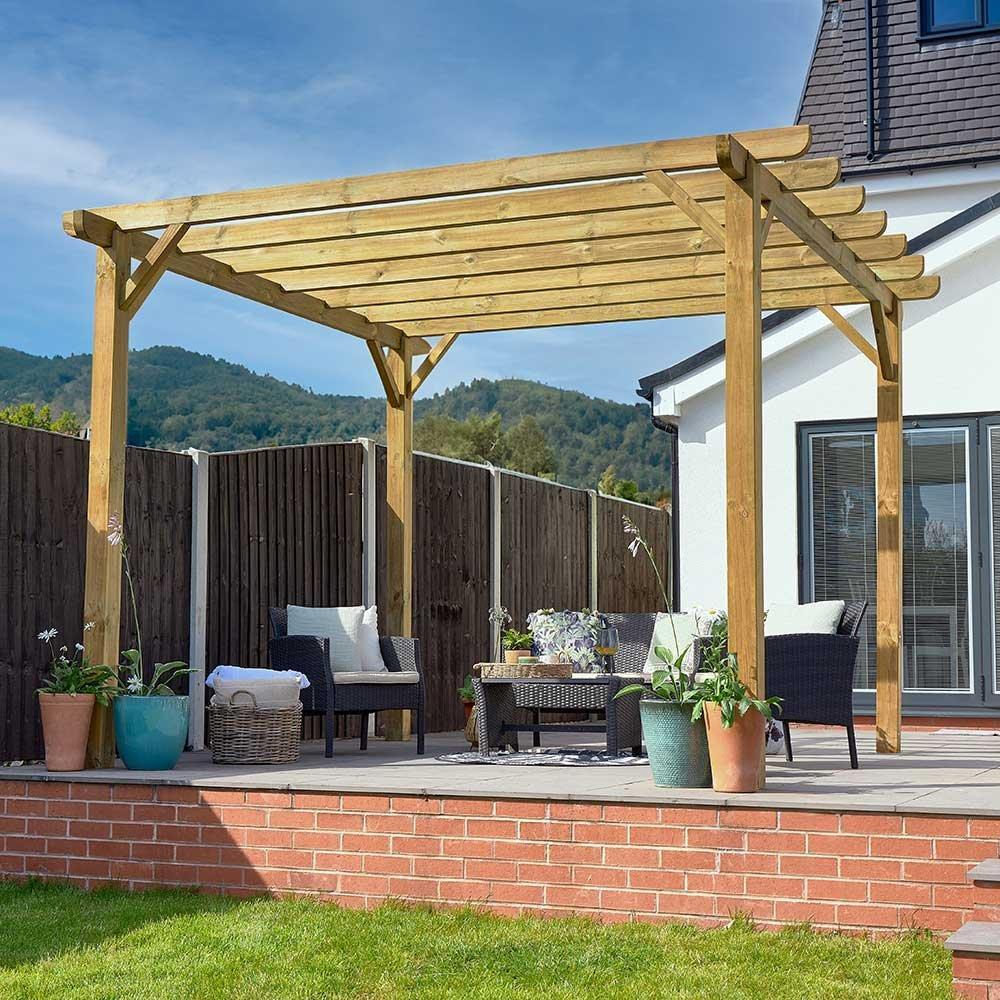 Premium Ultima Wooden Garden Pergola