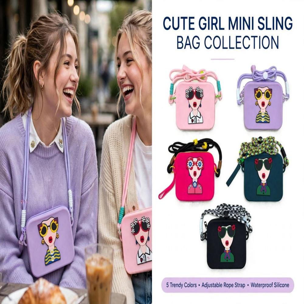 Silicone Crossbody Sling Bag