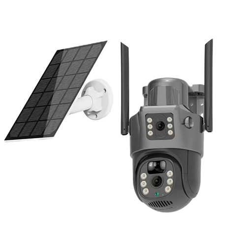 Dual Solar PTZ Camera