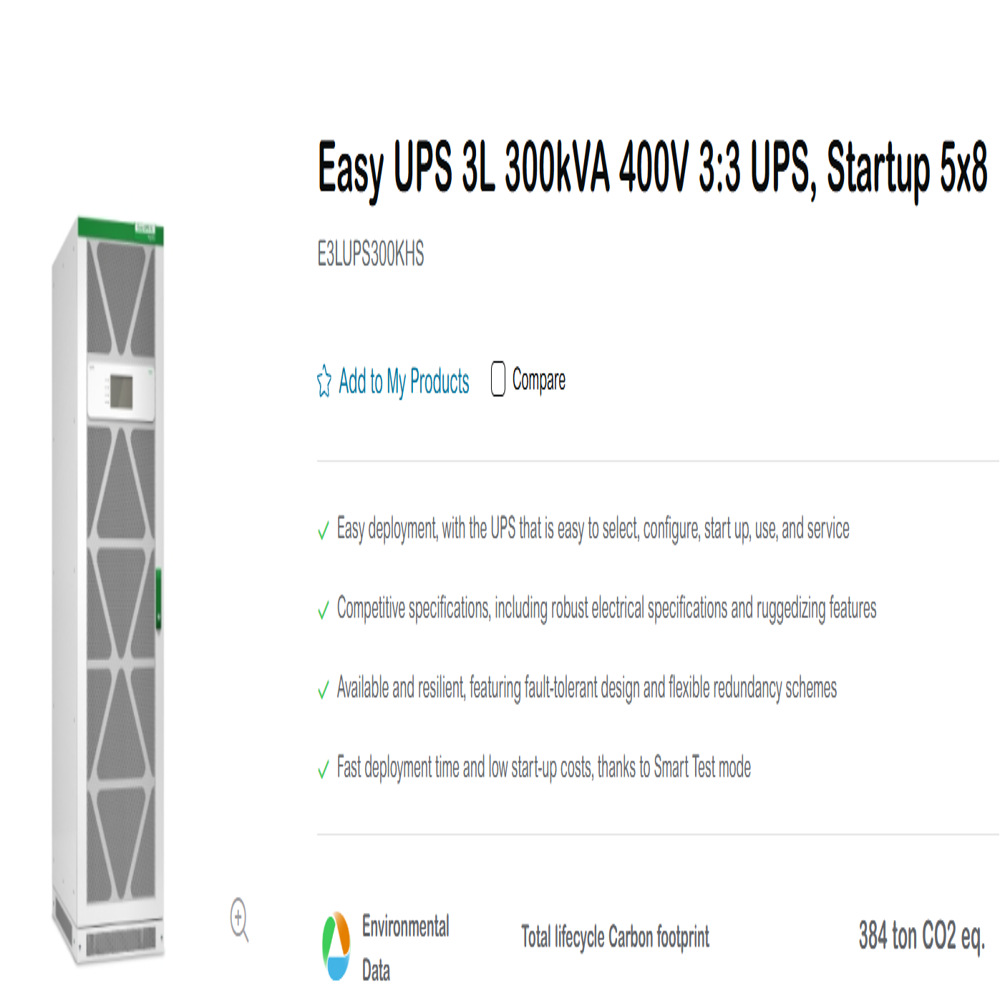 300kva Apc Easy Ups - Color: White