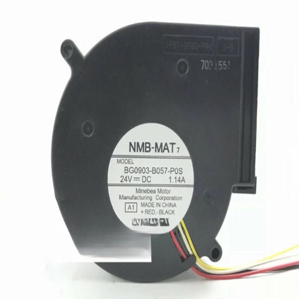 NMB-MAT BG0903-B057-P0S 24V DC 1.14A 9733mm Ball Bearing Industrial Axial Cooling Fan