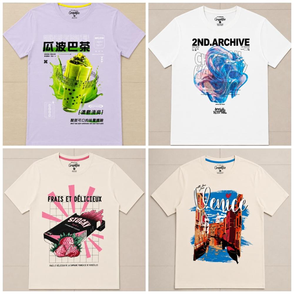 M11767 Mens Printed T-Shirts