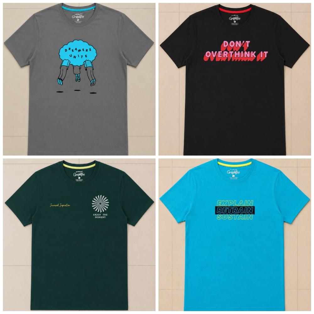 M11767 Mens Printed T-Shirts
