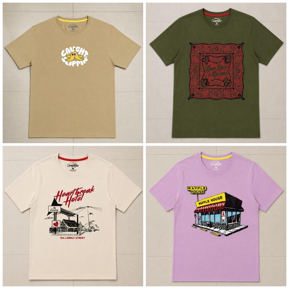 M11767 Mens Printed T-Shirts