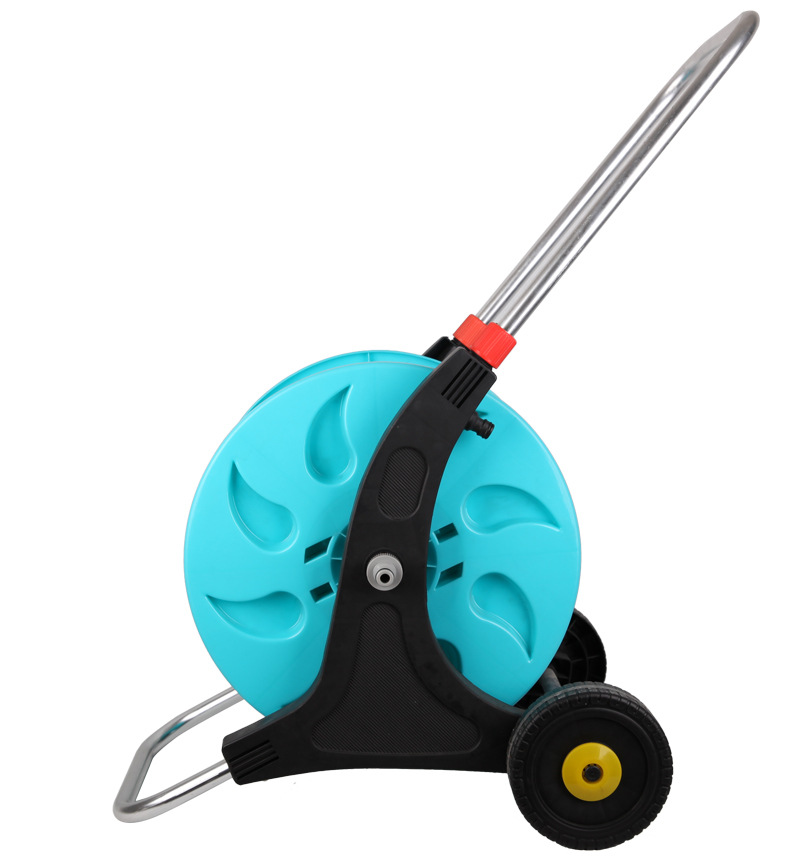 Garden Pressure Water Hose Reel Cart With Wheels