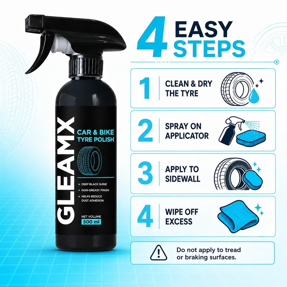 500ml Car And Bike Tyre Polish
