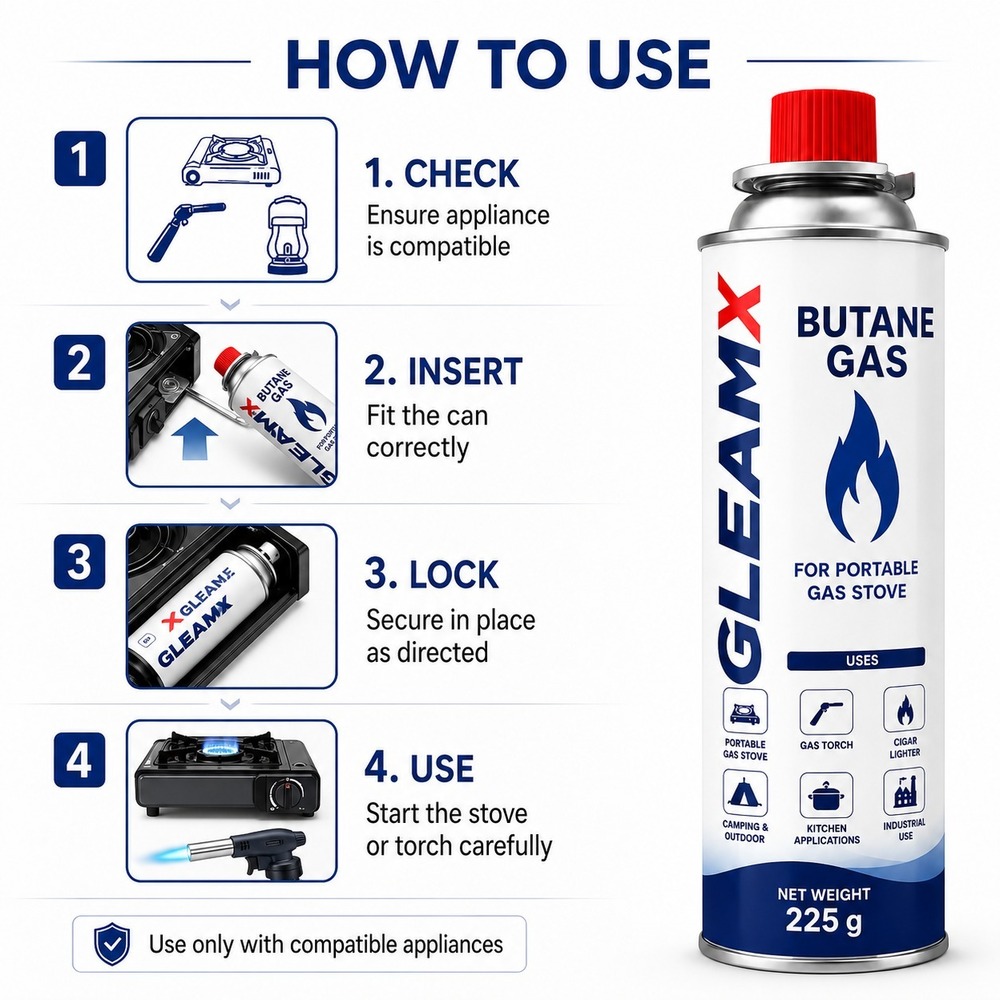 225g Butane Gas