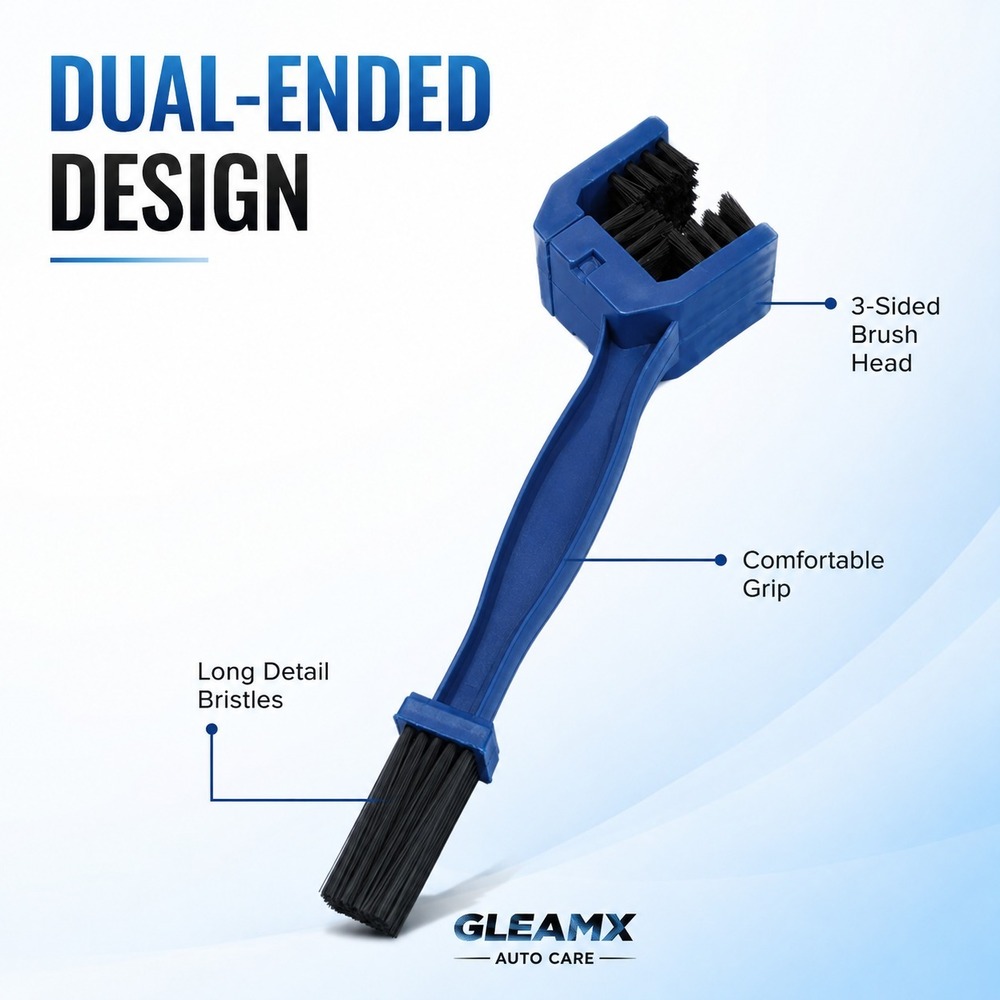 Dual Ended Chain Cleaning Brush
