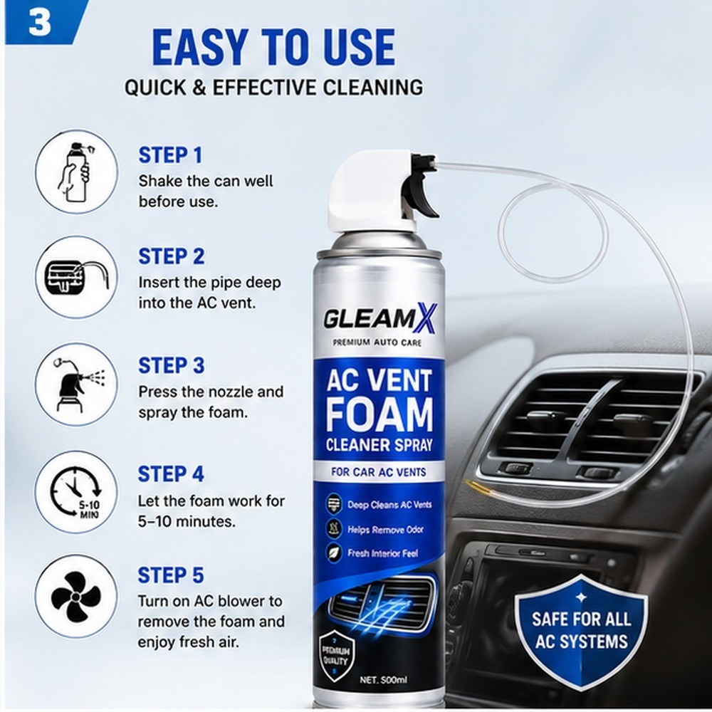 500ml AC Vent Foam Cleaner Spray