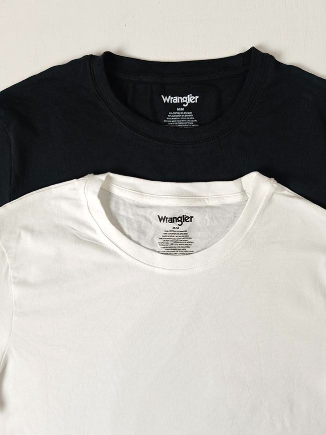 M11662 Mens Stretch Crew Neck T-Shirts 6 Pack