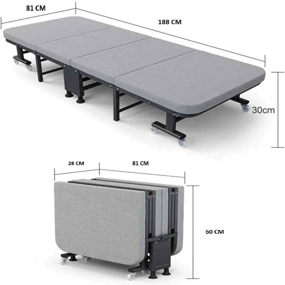 Metal Folding & Single Size  Bed