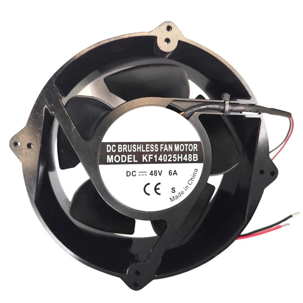SANONDA KF14025H48B 48V DC 6A 14025mm Ball Bearing Industrial Axial Cooling Fan