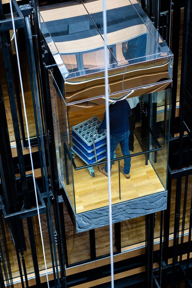 9 Person Glass Finish Residential Elevator
