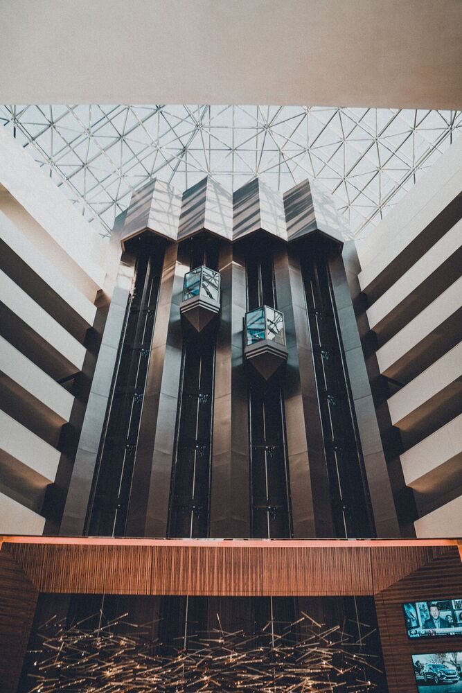 9 Person Glass Finish Residential Elevator