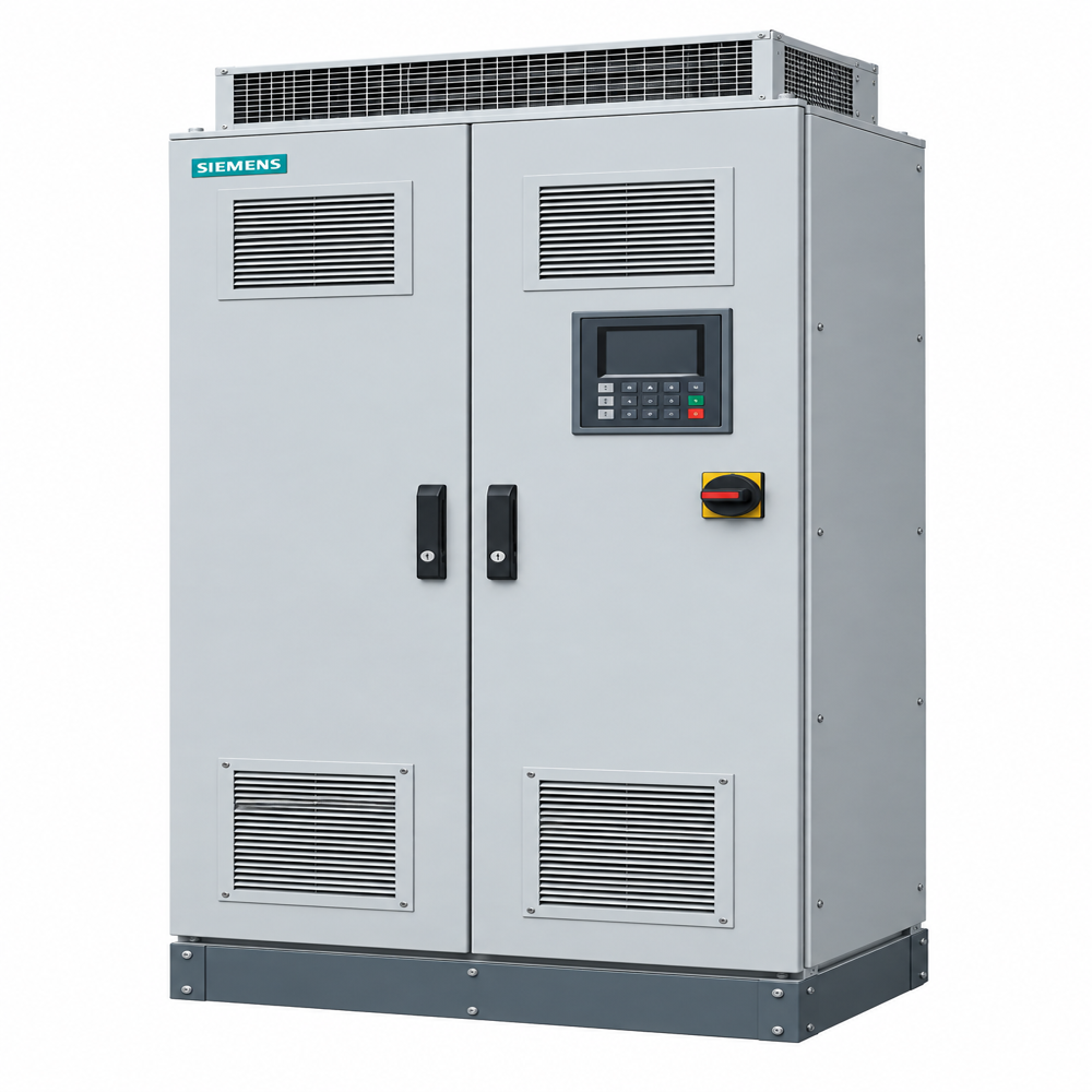 Siemens Sinamics S150 6Sl37107Lg333Au3 250 Kw 300 Hp 3 Phase 500690 V - Application: Regenerative Speed Control Of Heavy Industrial Motors