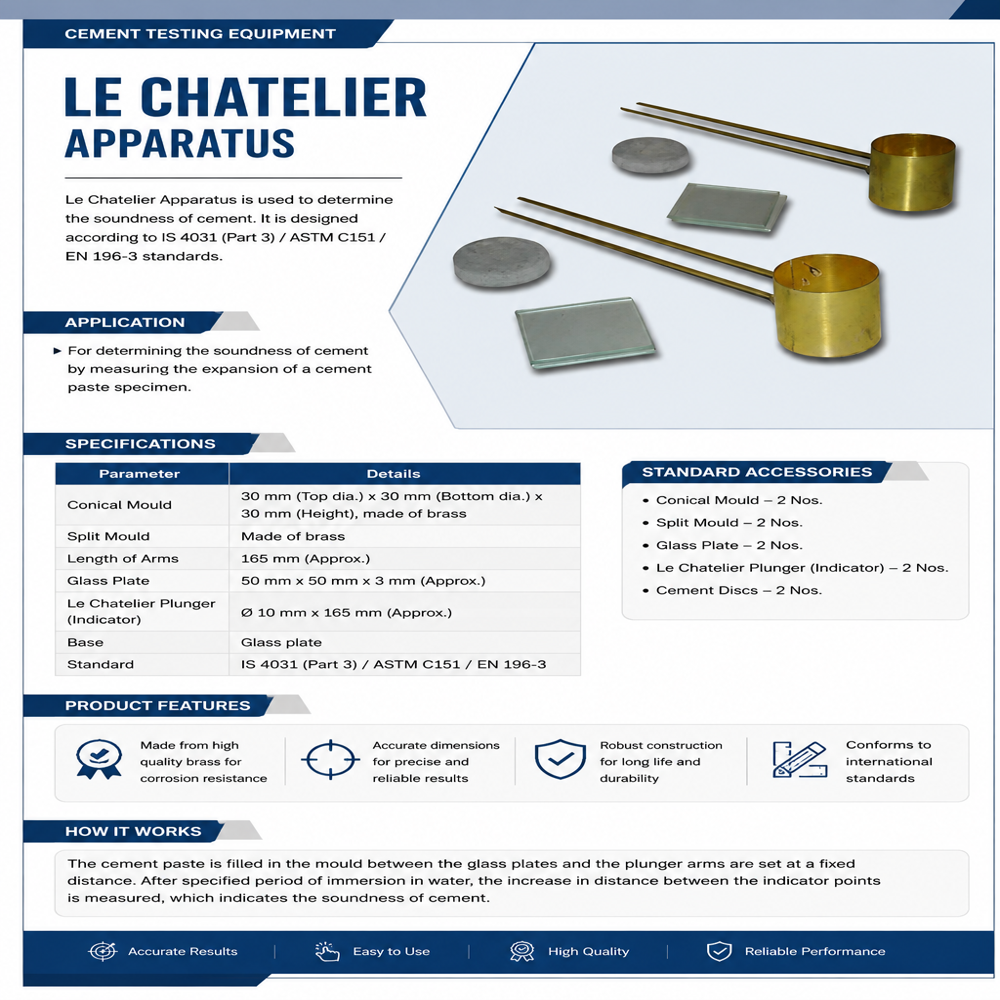 Le Chatelier Mould - Color: Gold