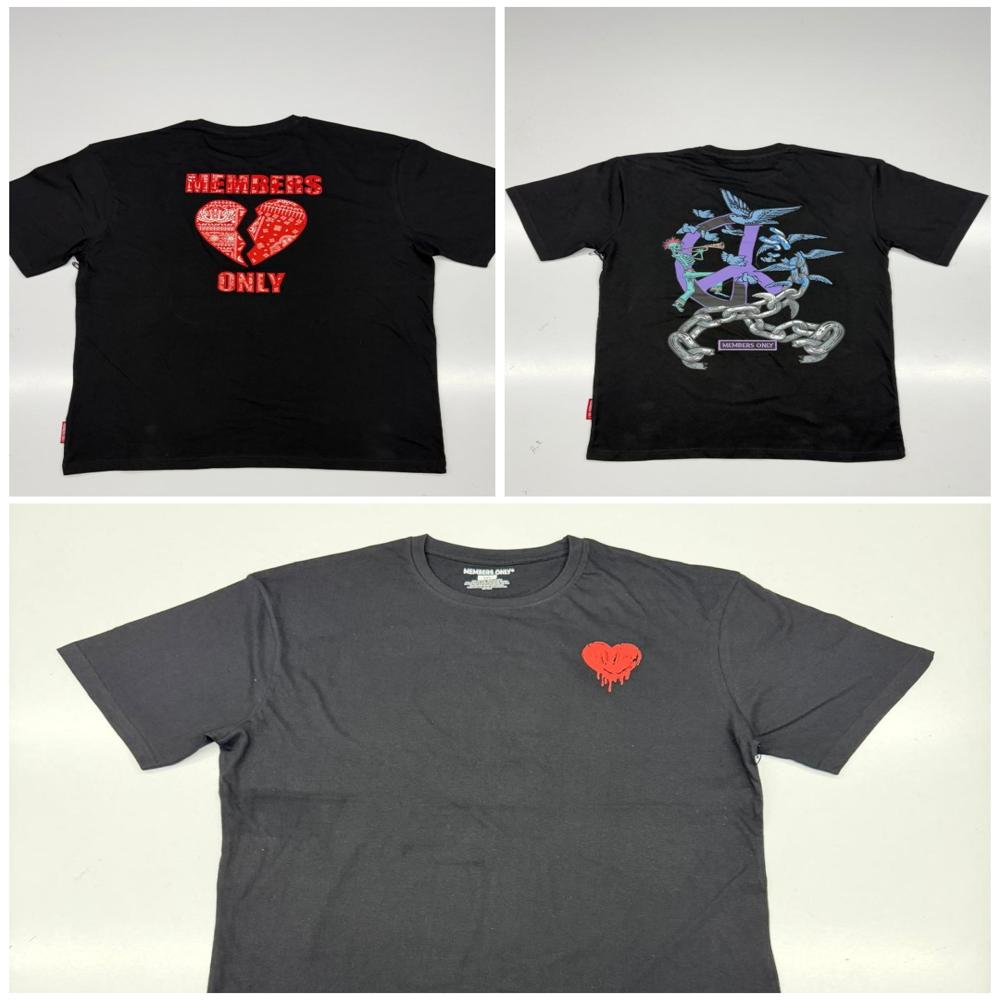 M11685 Mens Embroidered T-Shirts