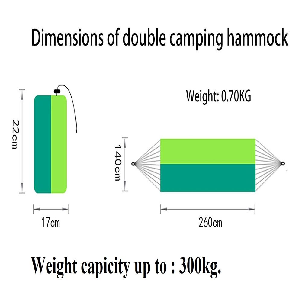 Portable Hiking Hammock with Mosquito Net