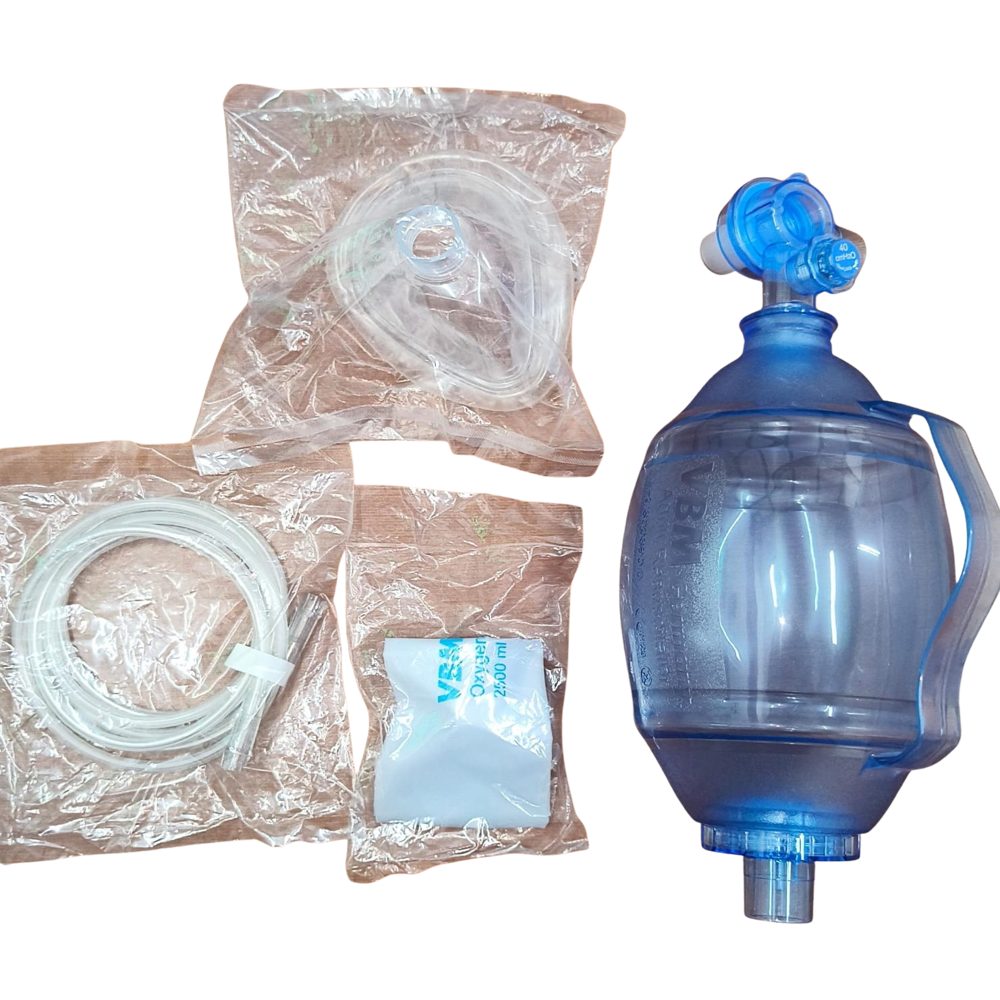 Adult Silicone Resuscitator Set - Accuracy: High Ventilation Efficiency