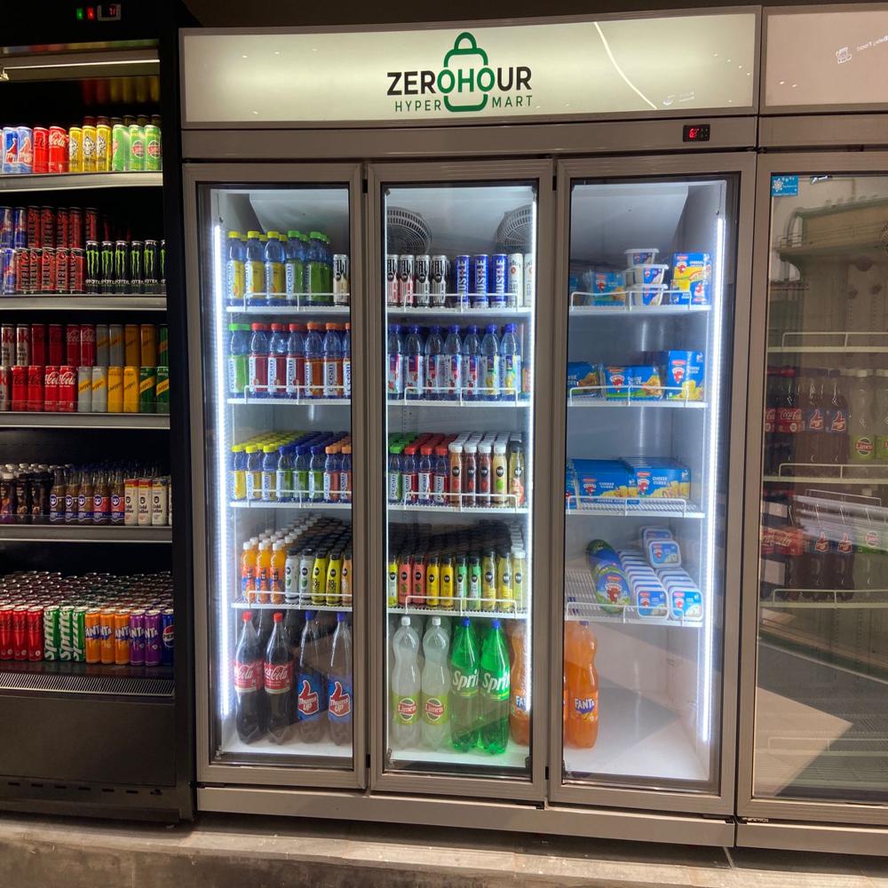 3-2 Door Display Vertical Freezer